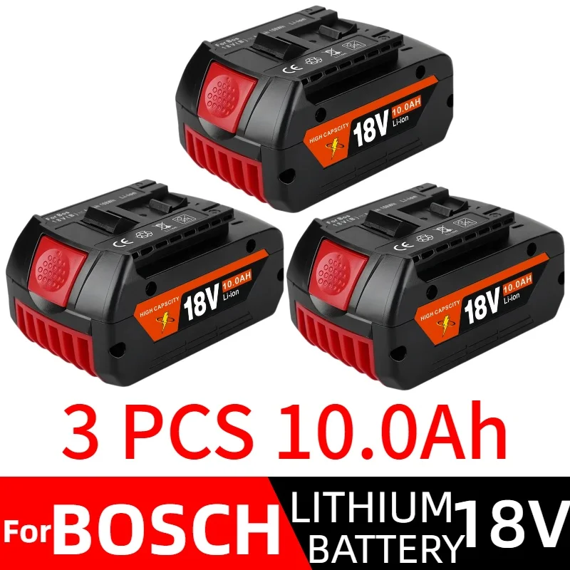 Аккумулятор 18 В, 10,0 Ач Оригинал для Bosch 18V Professional GBA GBH GSR GSB BAT618 BAT609 Сменный аккумулятор BAT620 ⚡
Аккумулятор 18 В, 10,0 Ач Оригинал для Bosch 18V Professional GBA GBH GSR GSB BAT618 BAT609 Сменный аккумулятор BAT620 ⚡