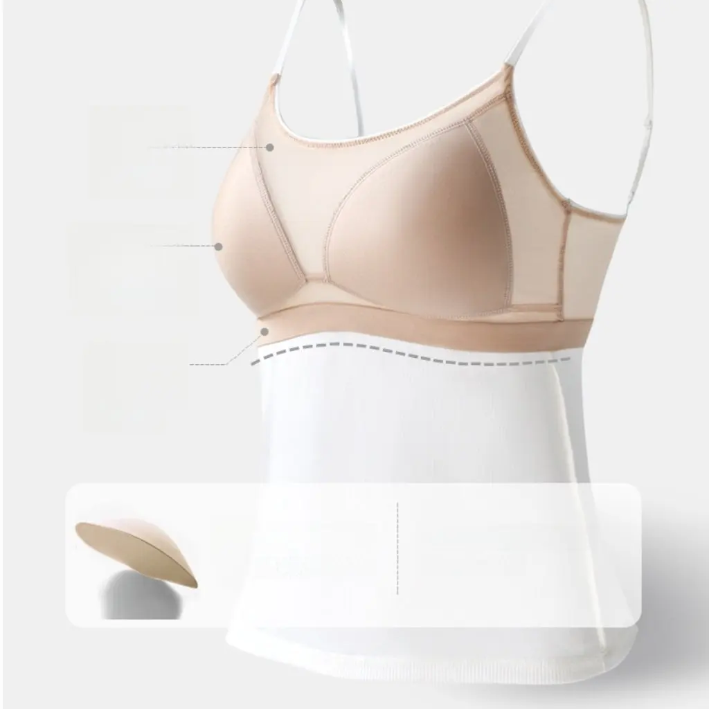 Silk Ribbon Chest Pad Sling Bra Breathable Cool Lightweight Bottoming Outer Vest for Spring And Summer
Silk Ribbon Chest Pad Sling Bra Breathable Cool Lightweight Bottoming Outer Vest for Spring And Summer