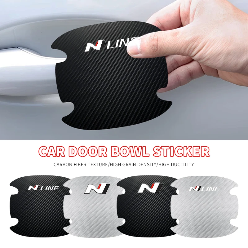4PCS Car Door Handle Bowl Scratch Protector Carbon Fiber Stickers For Hyundai N Line Tuscani NX4 Elantra I30 Santa Fe Sonata
4PCS Car Door Handle Bowl Scratch Protector Carbon Fiber Stickers For Hyundai N Line Tuscani NX4 Elantra I30 Santa Fe Sonata
