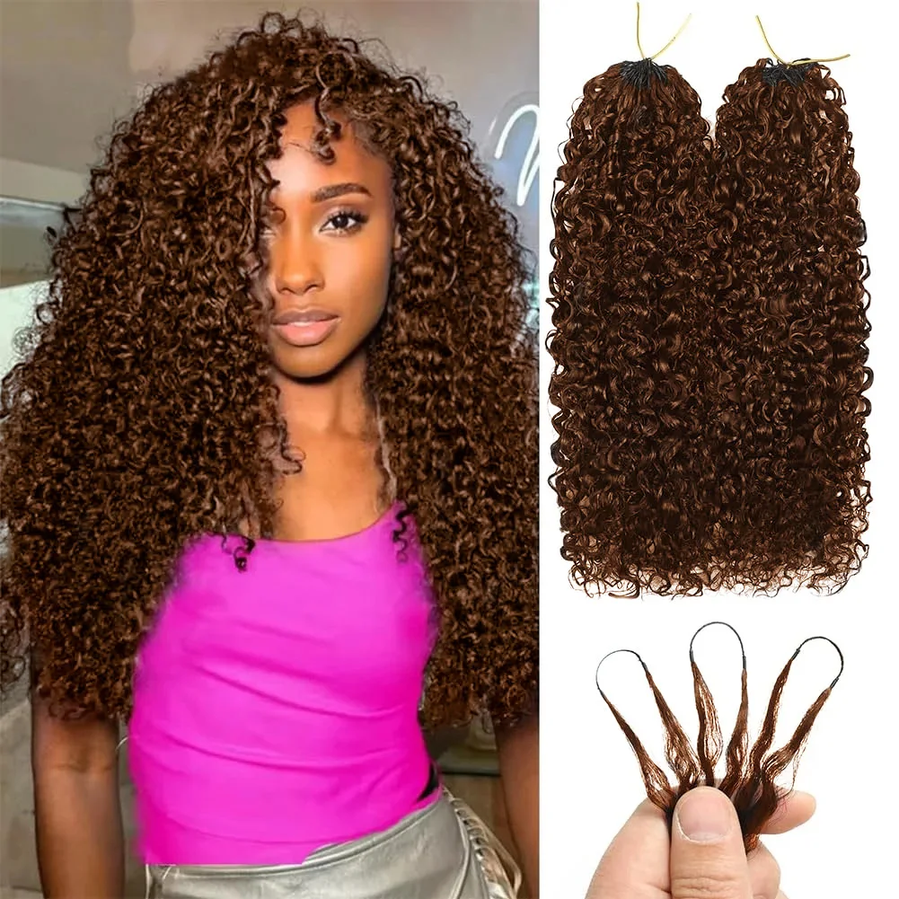 Chocolate Brown Knots Pre Separated Kinky Curly Crochet Human Hair Extension Invisible Lightweight Feather Crochet Braids Hair
Chocolate Brown Knots Pre Separated Kinky Curly Crochet Human Hair Extension Invisible Lightweight Feather Crochet Braids Hair
