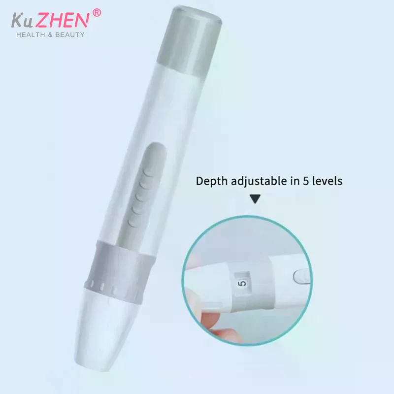 Adjustable Lancet Pen Glucose Test Pen for Diabetics Adjustable Lancet Depth Sampling Device Painless and Accurate Extraction
Adjustable Lancet Pen Glucose Test Pen for Diabetics Adjustable Lancet Depth Sampling Device Painless and Accurate Extraction
