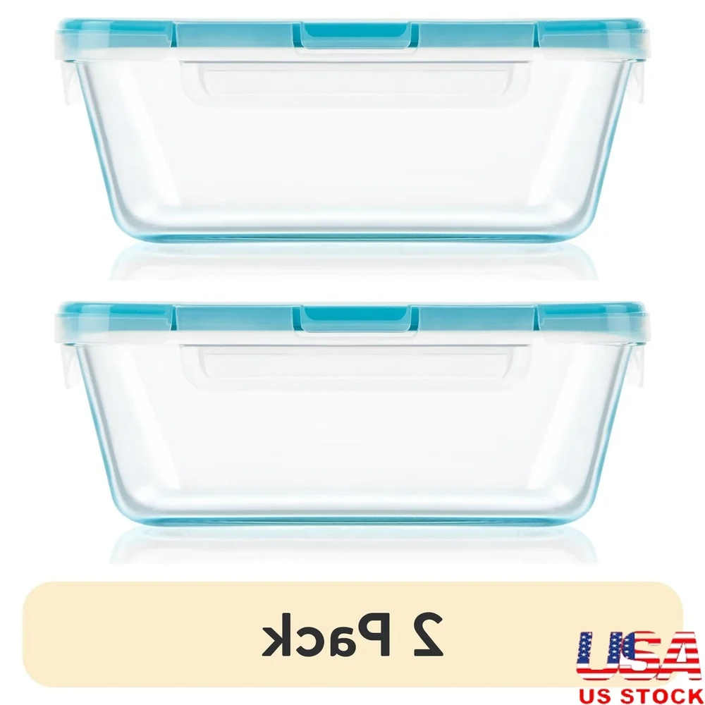 8 Cup Glass Food Storage Containers 2 Pack Airtight Leakproof Lids Stacking BPA Free Odor Stain Resistant Microwave Safe
8 Cup Glass Food Storage Containers 2 Pack Airtight Leakproof Lids Stacking BPA Free Odor Stain Resistant Microwave Safe