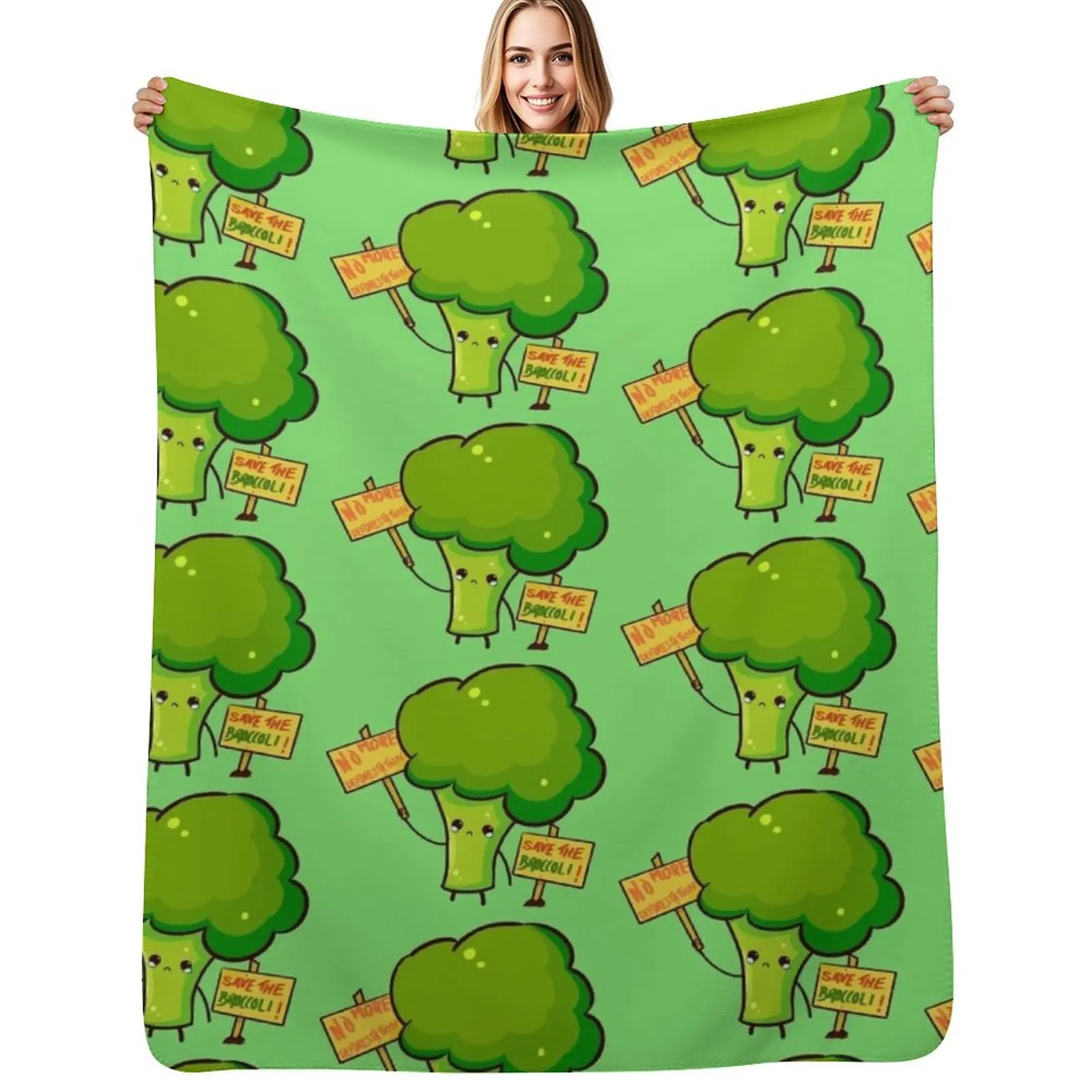 The Green Broccoli Throw Blanket Ultra Soft Flannel Fleece Blanket for All Seasons
The Green Broccoli Throw Blanket Ultra Soft Flannel Fleece Blanket for All Seasons