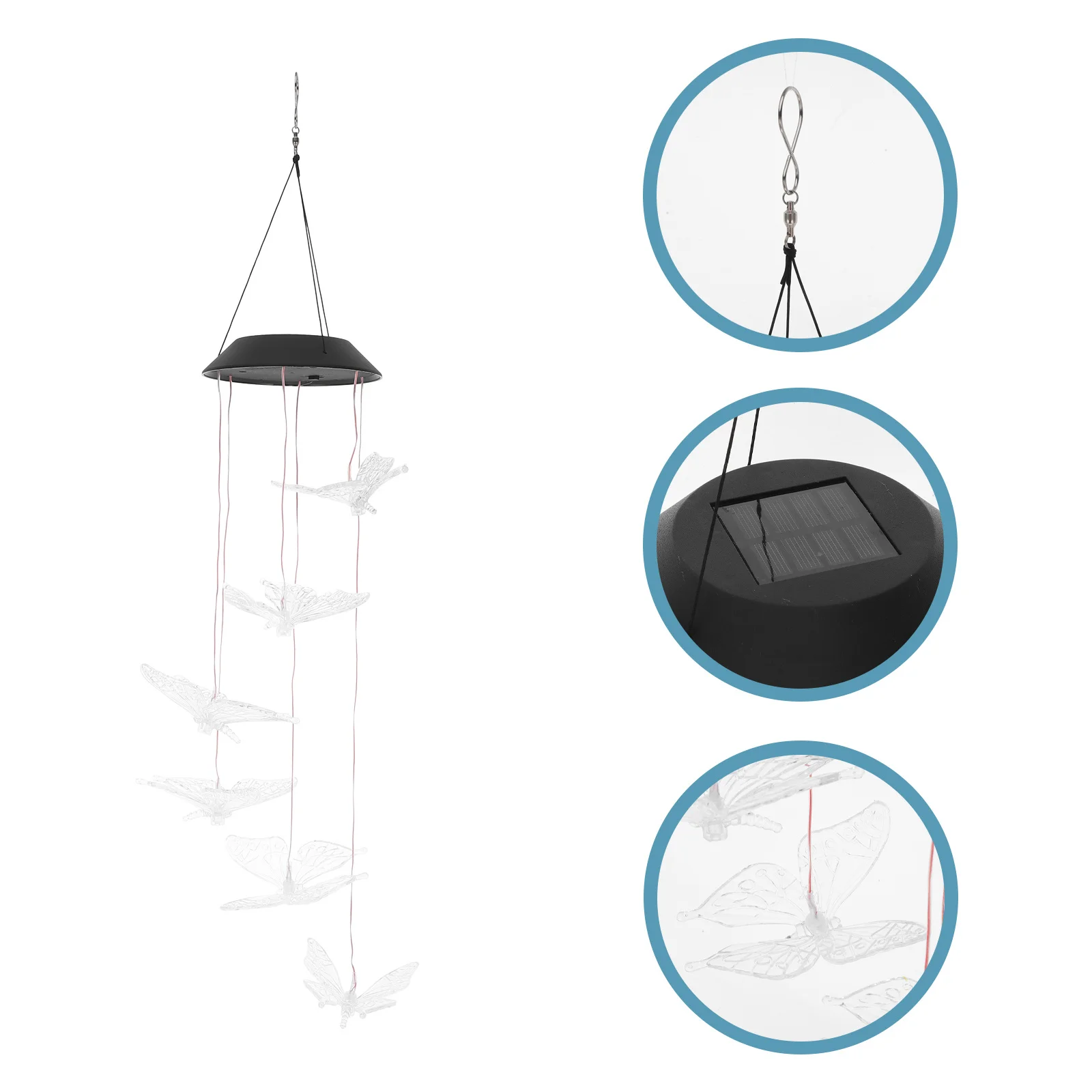 Solar Wind Chime Light LED Hanging 6 Colorful Lights Rechargeable Garden Patio Decorative Landscape Lamps Outdoor Color Changing
Solar Wind Chime Light LED Hanging 6 Colorful Lights Rechargeable Garden Patio Decorative Landscape Lamps Outdoor Color Changing
