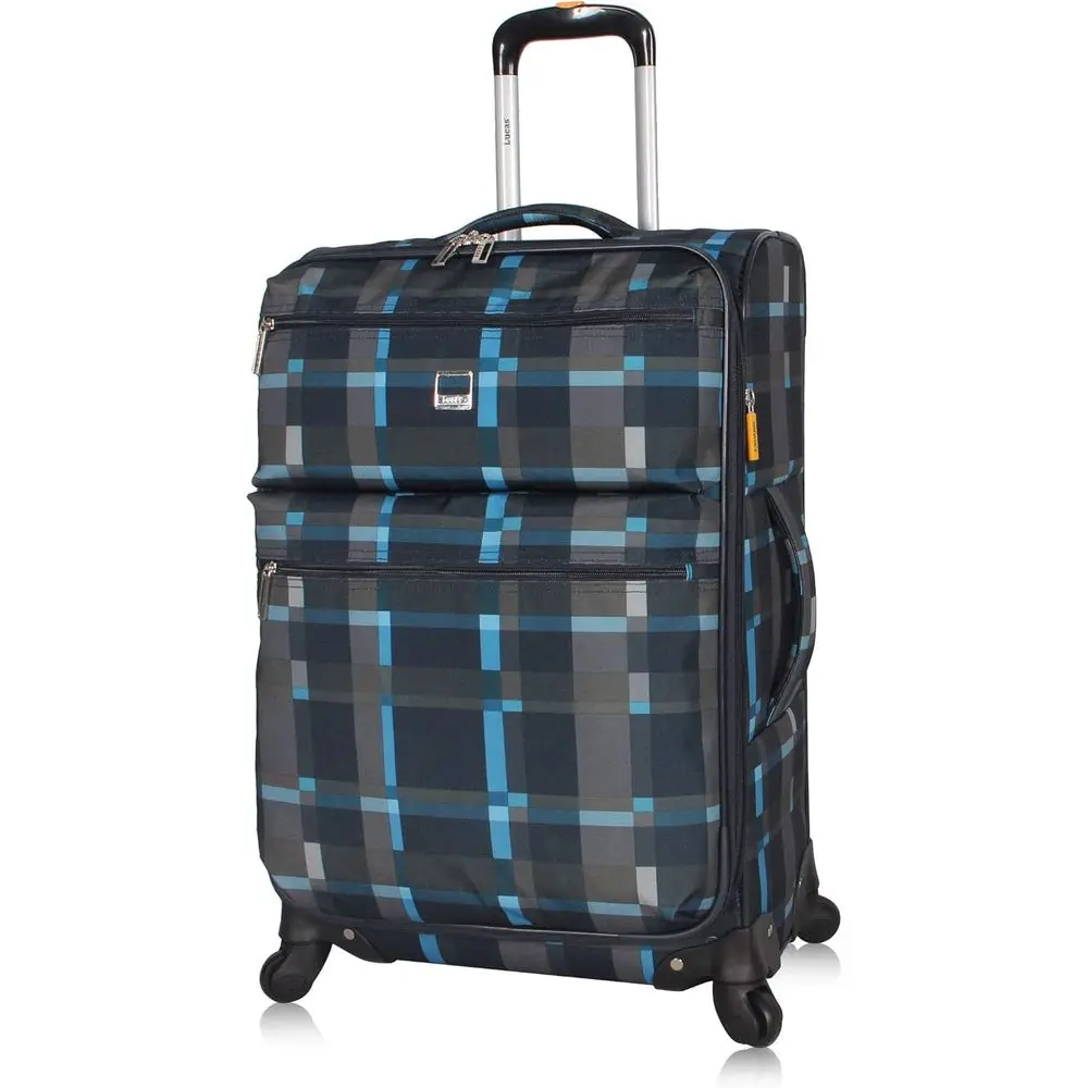 Ultra Lightweight 20 Inch Expandable Carry-On Luggage with 4-Spinner Wheels - Small Rolling Bag for Airline Travel (Navy Blue)
Ultra Lightweight 20 Inch Expandable Carry-On Luggage with 4-Spinner Wheels - Small Rolling Bag for Airline Travel (Navy Blue)