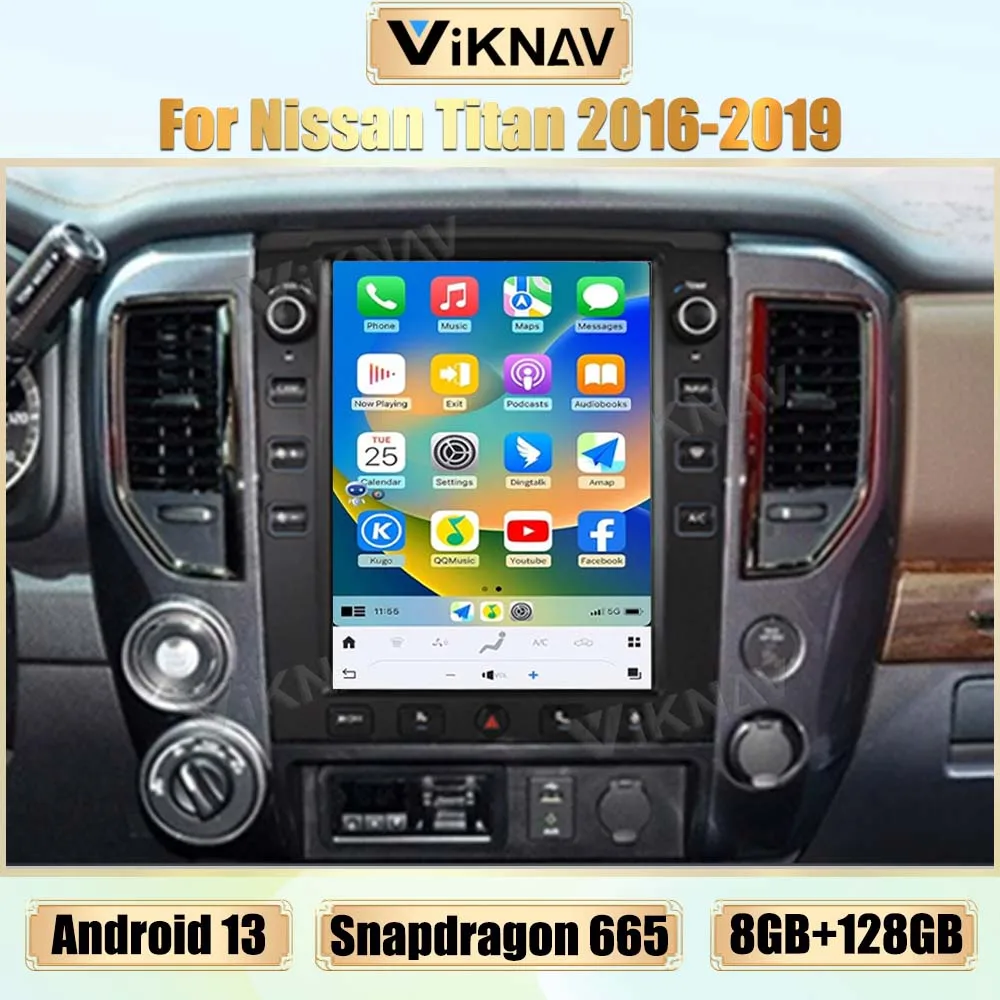Viknav Android 13 Car Radio For Nissan Titan 2016-2019 Carplay GPS Navigation Multimedia Player 12.1 Inch Touch Screen Head Unit
Viknav Android 13 Car Radio For Nissan Titan 2016-2019 Carplay GPS Navigation Multimedia Player 12.1 Inch Touch Screen Head Unit