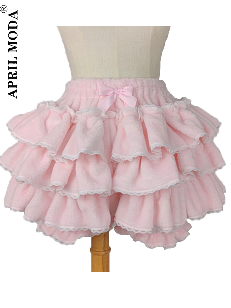 Sweet JK Plush Shorts Japanese Kawaii Ruffles Lantern Shorts Yellow Black Pink White Pumpkin Pants Lolita Harajuku Y2k Bottoms
Sweet JK Plush Shorts Japanese Kawaii Ruffles Lantern Shorts Yellow Black Pink White Pumpkin Pants Lolita Harajuku Y2k Bottoms