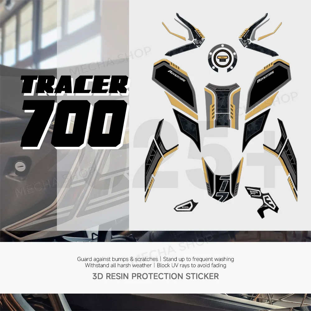 Complete Kit Motorcycle Accessories 3D Epoxy Resin Sticker For T700 Tenere 700 2025 2026
Complete Kit Motorcycle Accessories 3D Epoxy Resin Sticker For T700 Tenere 700 2025 2026