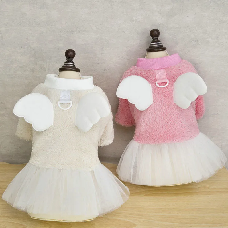 Pet Winter Clothes Rose Beige Dress Long Sleeve Plush Hoodies White Tulle Skirt Dog Clothes Puppy Dresses For Small Dogs Chiwawa
Pet Winter Clothes Rose Beige Dress Long Sleeve Plush Hoodies White Tulle Skirt Dog Clothes Puppy Dresses For Small Dogs Chiwawa