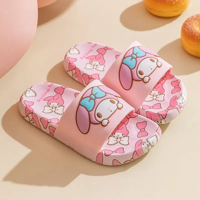 Sanrios Children's Slippers Super Soft Cartoon Kuromi Summer Sandals Girls Cute Tooth Bathing Anti-Slip Girls Sandals Anti Odor
Sanrios Children's Slippers Super Soft Cartoon Kuromi Summer Sandals Girls Cute Tooth Bathing Anti-Slip Girls Sandals Anti Odor