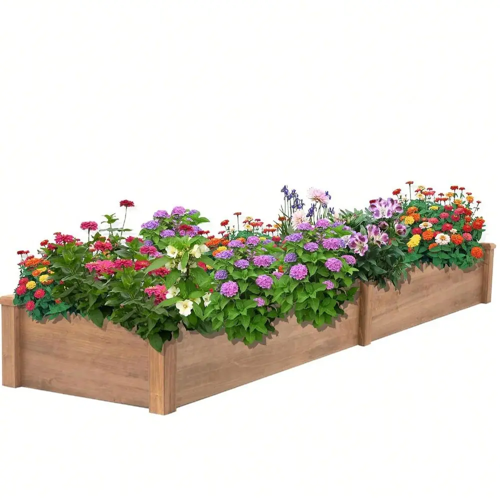 Garden Bed,Outdoor Wood Planter Box,HighEnd Natural Fir Wood Boltless Assemblyfor Vegetables, Flowers, Herbs, And Succulents,W
Garden Bed,Outdoor Wood Planter Box,HighEnd Natural Fir Wood Boltless Assemblyfor Vegetables, Flowers, Herbs, And Succulents,W