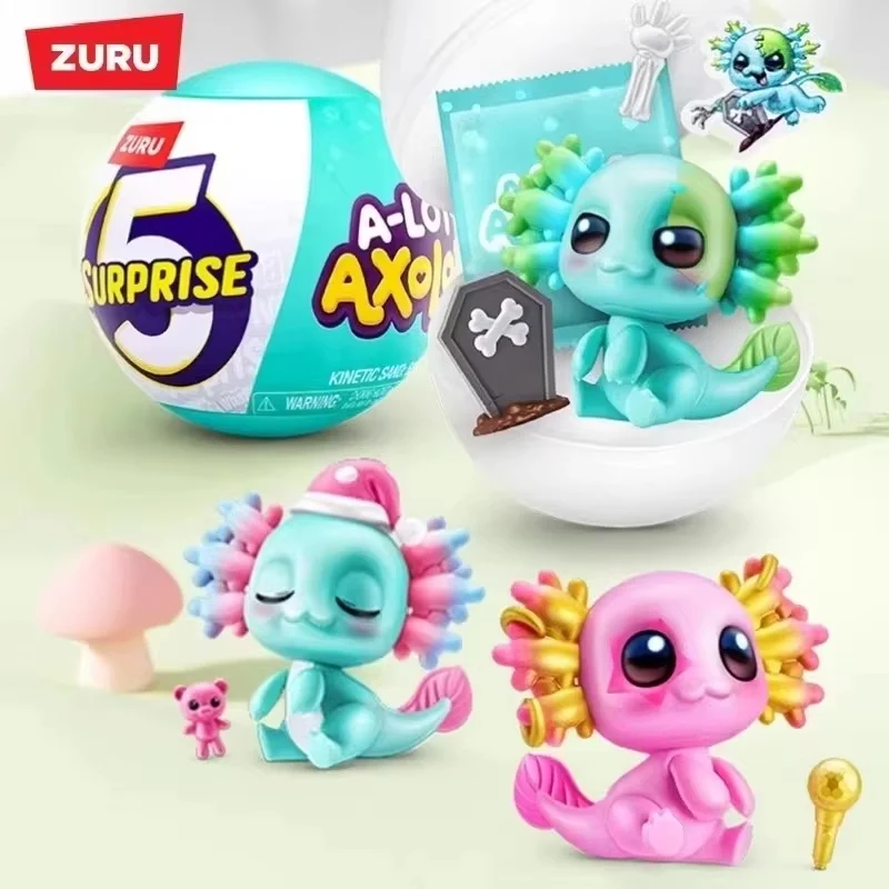 Zuru 5 Surprise Axolotl Mystery Blind Box Cute Big Eye Mini Collectible Animal Baby Figurines Desktop Decor Kids Play Toy Gift
Zuru 5 Surprise Axolotl Mystery Blind Box Cute Big Eye Mini Collectible Animal Baby Figurines Desktop Decor Kids Play Toy Gift