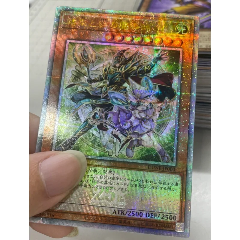 Ю-Ги-О! Карта Dark Magician Girl / Dark Magician 20SER: DIY-карта с цветным эффектом, коллекционная карта для игры Magicians of Bonds and Unity
Ю-Ги-О! Карта Dark Magician Girl / Dark Magician 20SER: DIY-карта с цветным эффектом, коллекционная карта для игры Magicians of Bonds and Unity
