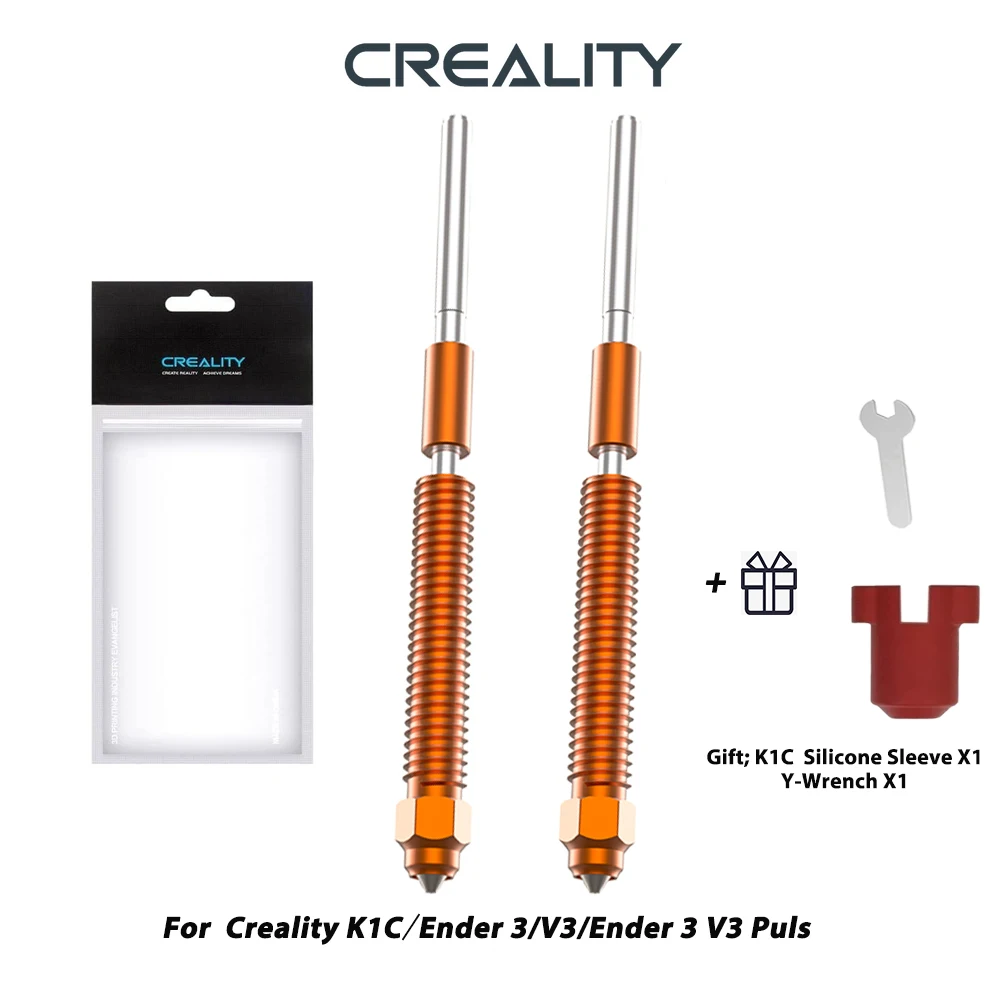 Для K1C_K1 Max_Ender-3 V3 Комплект насадок для быстрой замены для быстрой установки Модернизированный материал для печати с высоким потоком
Для K1C_K1 Max_Ender-3 V3 Комплект насадок для быстрой замены для быстрой установки Модернизированный материал для печати с высоким потоком