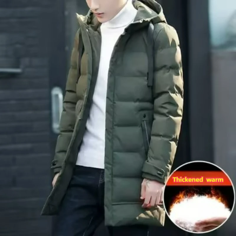 Men's Mid-Length Hooded Warm Down Jacket Plus Size Parka Winter Casual Style Outdoor Fishing All-Weather Adventures Coat
Men's Mid-Length Hooded Warm Down Jacket Plus Size Parka Winter Casual Style Outdoor Fishing All-Weather Adventures Coat