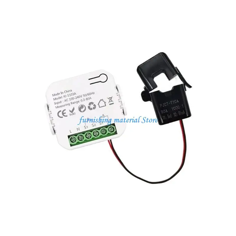Y5GD Intelligent Home Energy Monitors WiFi Energy Switches Power Voltages Current Meter Bidirectional Meter with Buzzer Alarm
Y5GD Intelligent Home Energy Monitors WiFi Energy Switches Power Voltages Current Meter Bidirectional Meter with Buzzer Alarm