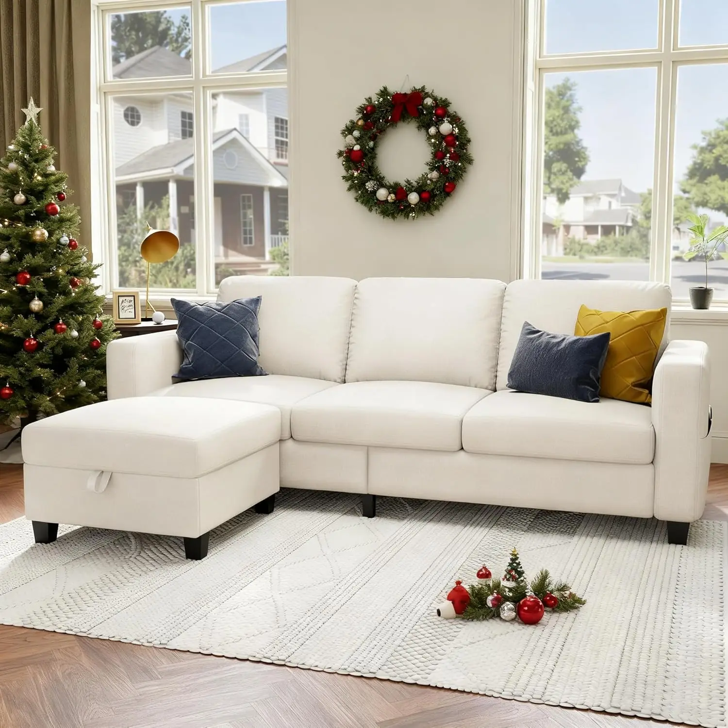 Секционный диван и диваны для гостиной — 78-дюймовый L-образный бежевый льняной диван, модульный 3-местный раскладной диван, подходит
Секционный диван и диваны для гостиной — 78-дюймовый L-образный бежевый льняной диван, модульный 3-местный раскладной диван, подходит