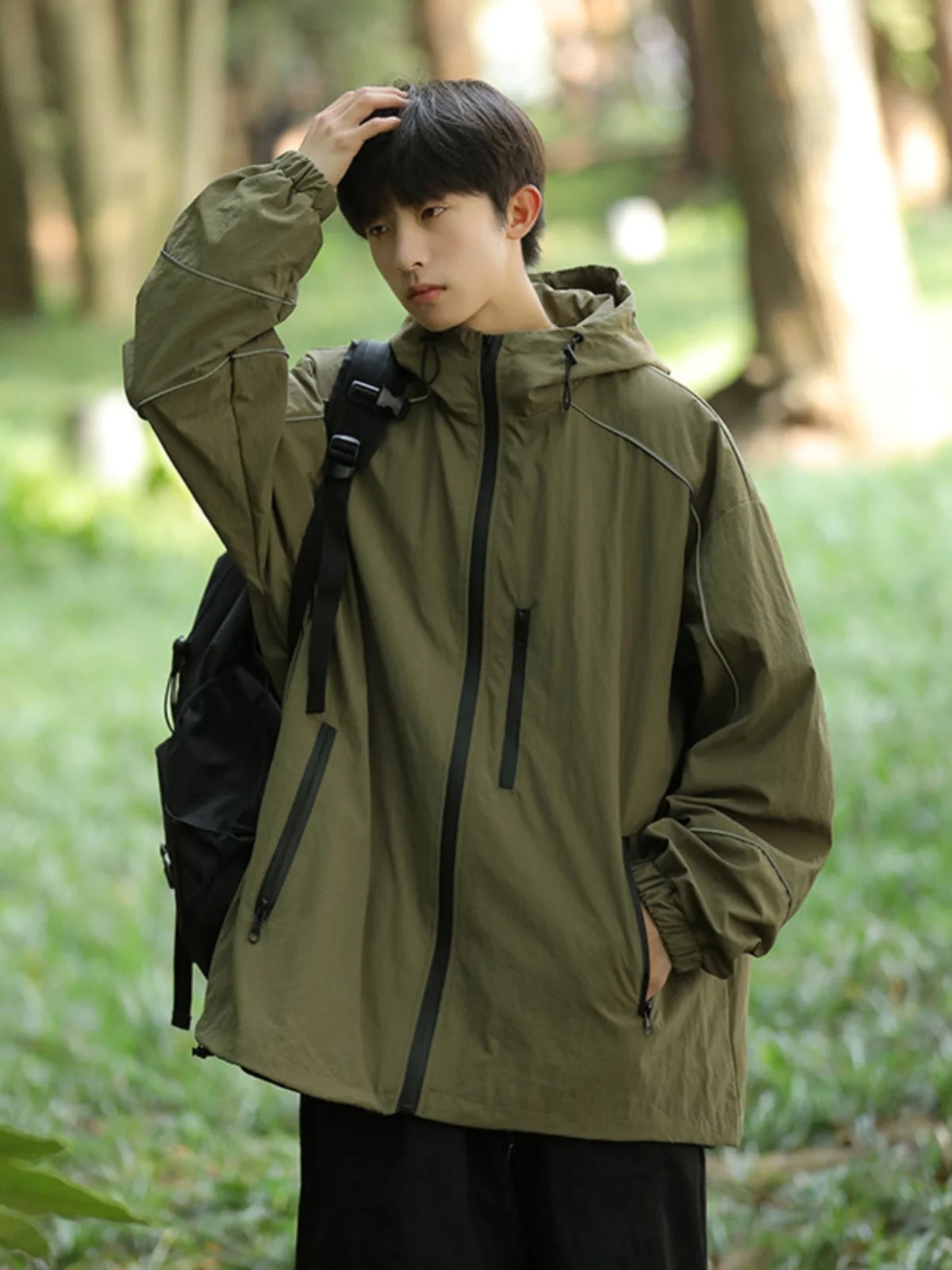 2024 New High Quali Waterproof Outdoor Jaet ex Spor Casual Autumn Reflective Stri Polyester Fiber Long Sve
2024 New High Quali Waterproof Outdoor Jaet ex Spor Casual Autumn Reflective Stri Polyester Fiber Long Sve