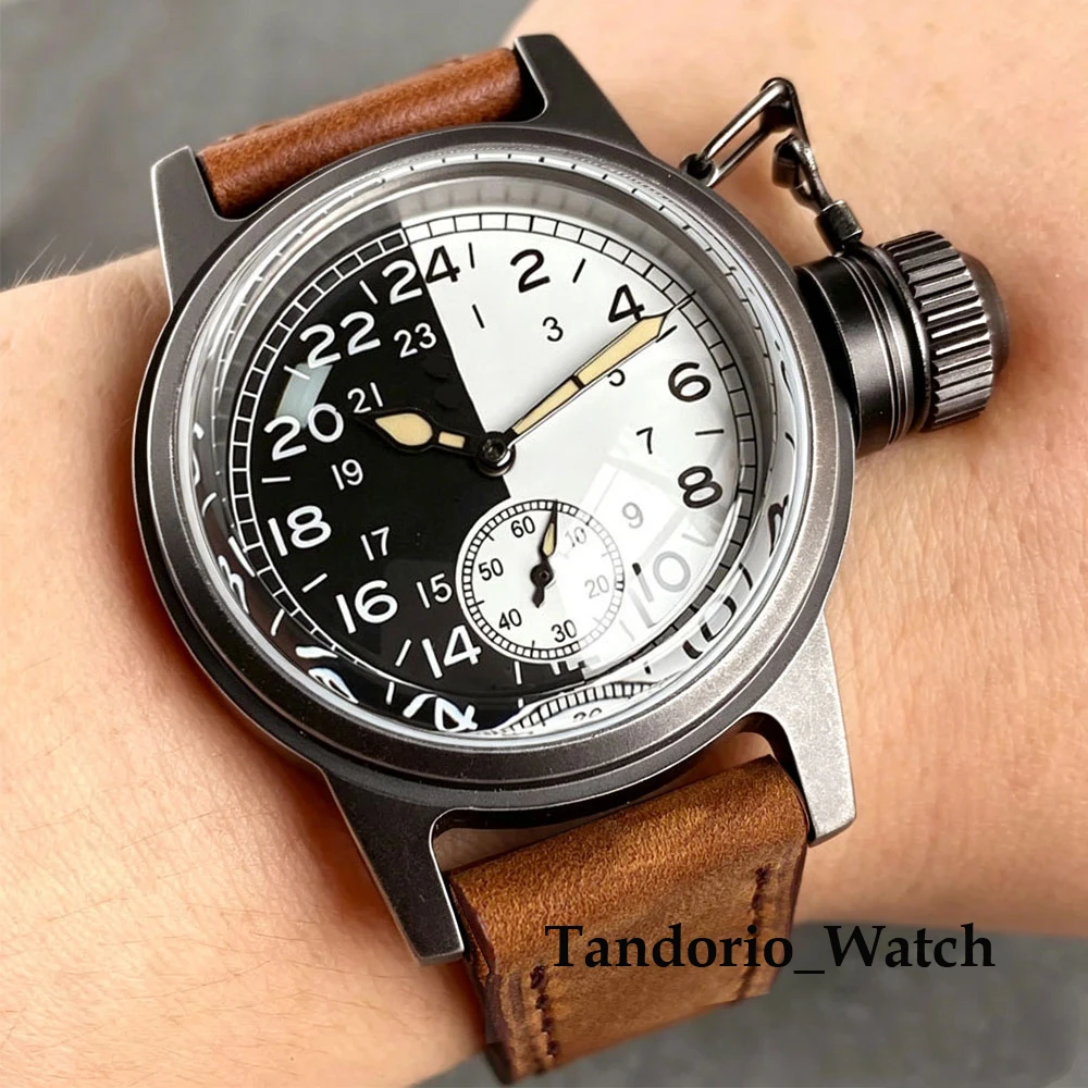 Tandorio 36mm Domed Sapphire Glass Automatic ST1701 Military Pilot Vintage Watches For Men 20ATM Stainless Steel Field Watch
Tandorio 36mm Domed Sapphire Glass Automatic ST1701 Military Pilot Vintage Watches For Men 20ATM Stainless Steel Field Watch