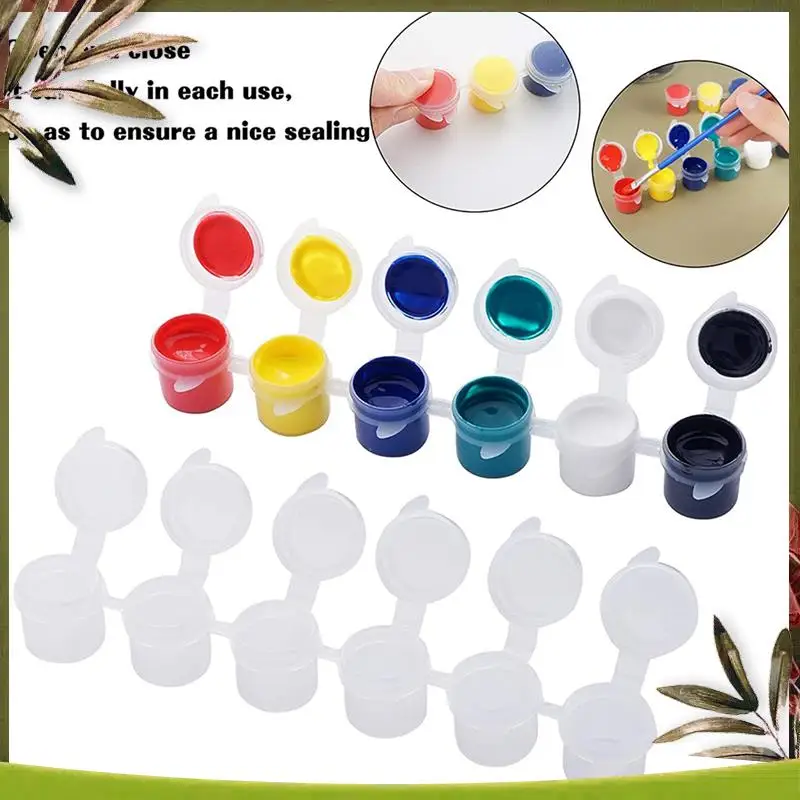 New-150 Strips Empty Paint Strips Paint Cup Pots Storage Containers Painting Arts Crafts Supplies (5Ml/150Pc)
New-150 Strips Empty Paint Strips Paint Cup Pots Storage Containers Painting Arts Crafts Supplies (5Ml/150Pc)