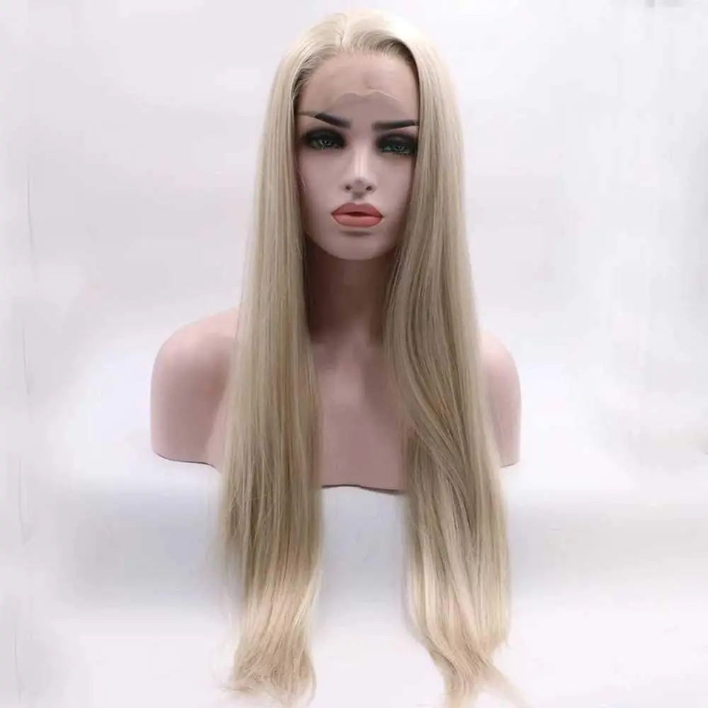 Sylvia Wig synthetic blonde lace front wigs long silky straight wigs for women hair heat resistant fiber hair wigs
Sylvia Wig synthetic blonde lace front wigs long silky straight wigs for women hair heat resistant fiber hair wigs