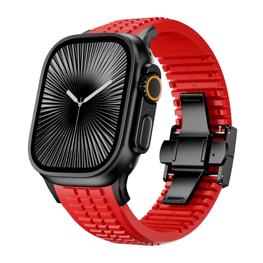 Силиконовый спортивный браслет для Apple Watch Ultra 2/1 49 мм серии 10, 46 мм, 9 8 7 45 мм, мягкие ремешки из ТПУ для IWatch 6 5 4 SE 44 мм, ремешок
Силиконовый спортивный браслет для Apple Watch Ultra 2/1 49 мм серии 10, 46 мм, 9 8 7 45 мм, мягкие ремешки из ТПУ для IWatch 6 5 4 SE 44 мм, ремешок