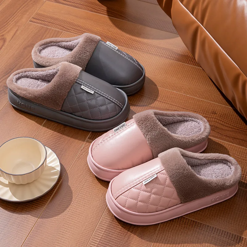 Мужские хлопковые тапочки, зимние теплые водонепроницаемые нескользящие домашние тапочки с кожаной поверхностью, теплые домашние oes для ly
Мужские хлопковые тапочки, зимние теплые водонепроницаемые нескользящие домашние тапочки с кожаной поверхностью, теплые домашние oes для ly