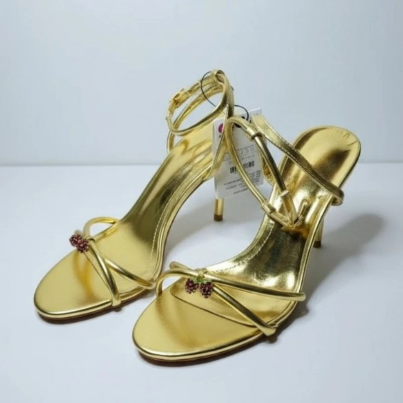 Women's Elegant Ankle Strap Sandals, Summer Fashion High Heels Pumps Party & Banquet Shoes, Stylish Open Toe Comfortable
Women's Elegant Ankle Strap Sandals, Summer Fashion High Heels Pumps Party & Banquet Shoes, Stylish Open Toe Comfortable