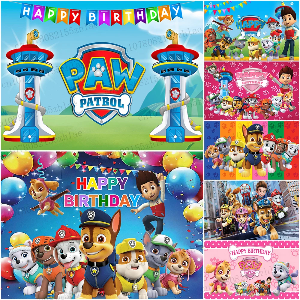 Paw Patrol Birthday Party Photo Backdrop Baby Shower Photography Backdrop Cartoon Photo Background
Paw Patrol Birthday Party Photo Backdrop Baby Shower Photography Backdrop Cartoon Photo Background