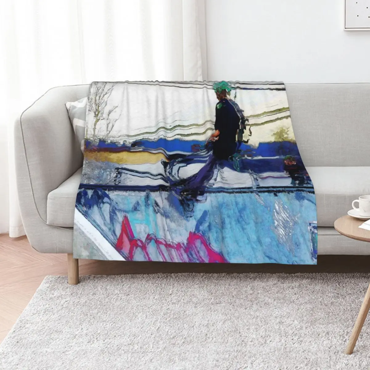 Hanging On-Stunt Scooter Artwork Throw Blanket Kid'S anime decorative manga Blankets
Hanging On-Stunt Scooter Artwork Throw Blanket Kid'S anime decorative manga Blankets