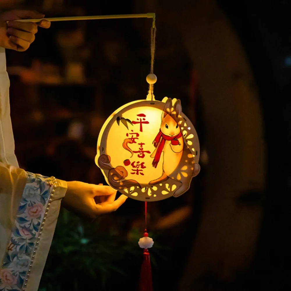 Paper Middle Autumn Festival Lantern Chinese DIY Craft Rabbit Lantern Wooden Luminous Festival Lantern Material Pack Gift
Paper Middle Autumn Festival Lantern Chinese DIY Craft Rabbit Lantern Wooden Luminous Festival Lantern Material Pack Gift