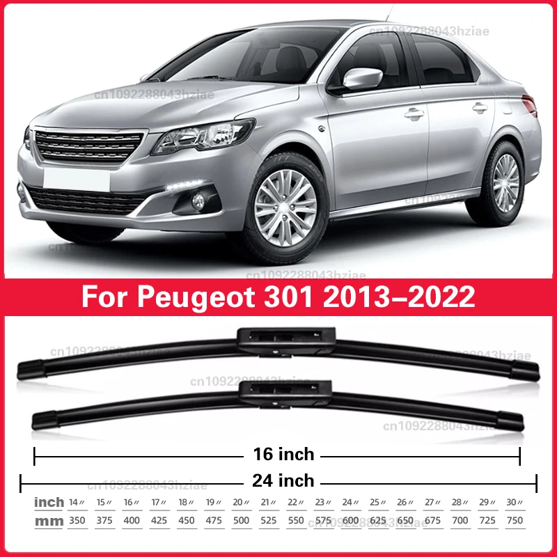 For Peugeot 301 2013 2014 2015 2016 2017 2018 2019 2020 2021 2022 Windshield Windscreen Wiper Blades 24"+16" Front Window Wiper
For Peugeot 301 2013 2014 2015 2016 2017 2018 2019 2020 2021 2022 Windshield Windscreen Wiper Blades 24"+16" Front Window Wiper