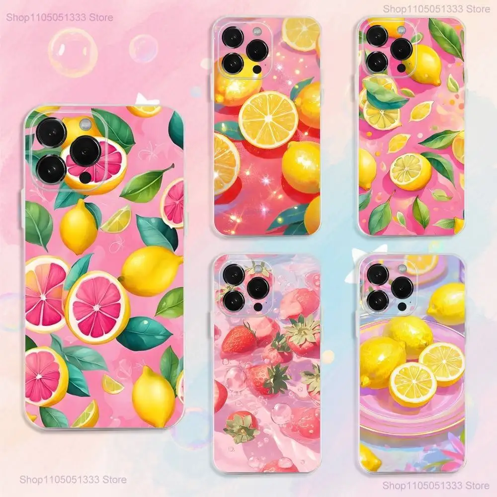 Pink Strawberry Lemon Transparent Soft Cover Phone Case For iPhone 17,16,15,14,13,12,11 Pro,Max,Plus,X,XS,XR,SE4,E Mini
Pink Strawberry Lemon Transparent Soft Cover Phone Case For iPhone 17,16,15,14,13,12,11 Pro,Max,Plus,X,XS,XR,SE4,E Mini