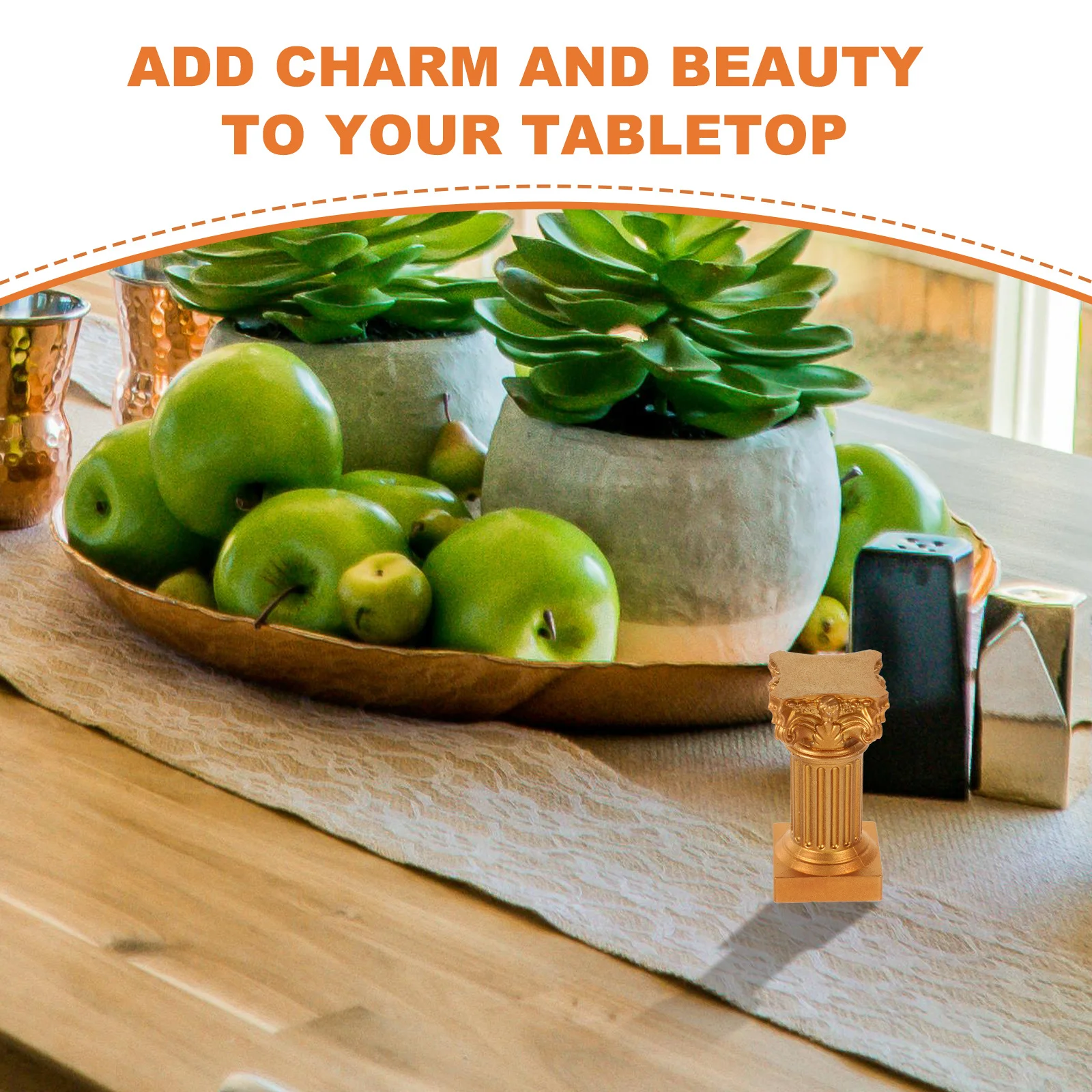 2Pcs Resin Roman Pillar Holder Nordic Style Decorative Tabletop Candlestick for Home Decor Wedding Party Accent
2Pcs Resin Roman Pillar Holder Nordic Style Decorative Tabletop Candlestick for Home Decor Wedding Party Accent