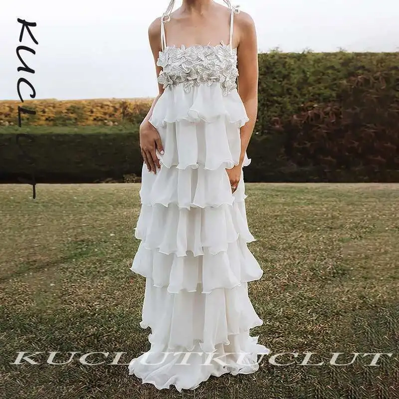 KUCLUT 2025 New Fashion 3D Flower Design Strapless Cake Dress For Women Beach Vaction Elegant Backless Mesh Dresses Female K401
KUCLUT 2025 New Fashion 3D Flower Design Strapless Cake Dress For Women Beach Vaction Elegant Backless Mesh Dresses Female K401
