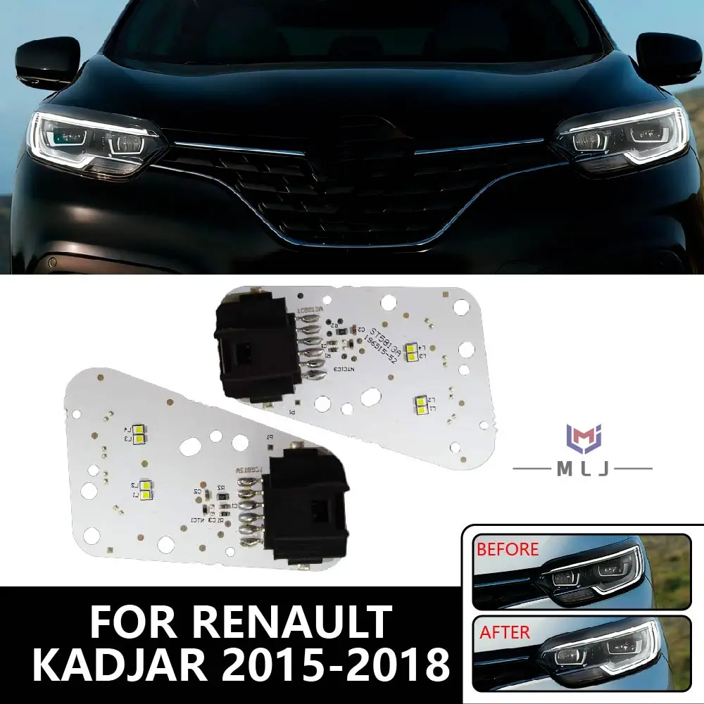 White LED DRL daytime running light chip For Renault KADJAR 2015-2019 New OE 19623501 Left 19623502 Right Car Accessories
White LED DRL daytime running light chip For Renault KADJAR 2015-2019 New OE 19623501 Left 19623502 Right Car Accessories