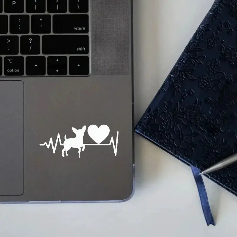 1pc Black White Chihuahua Silhouette Heartbeat Vinyl Sticker Waterproof Decal for Car Window Laptop
1pc Black White Chihuahua Silhouette Heartbeat Vinyl Sticker Waterproof Decal for Car Window Laptop