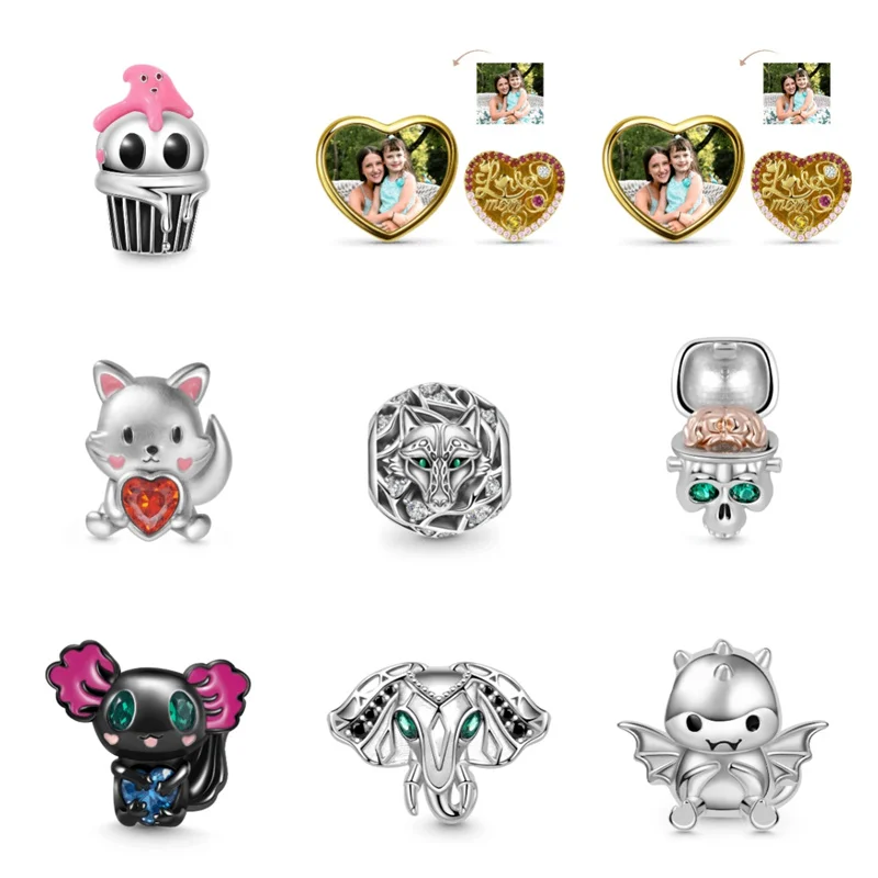 S925 Sterling Silver Bracelet Accessories Plants Flowers Glass Beads Small Animal Combination DIY
S925 Sterling Silver Bracelet Accessories Plants Flowers Glass Beads Small Animal Combination DIY