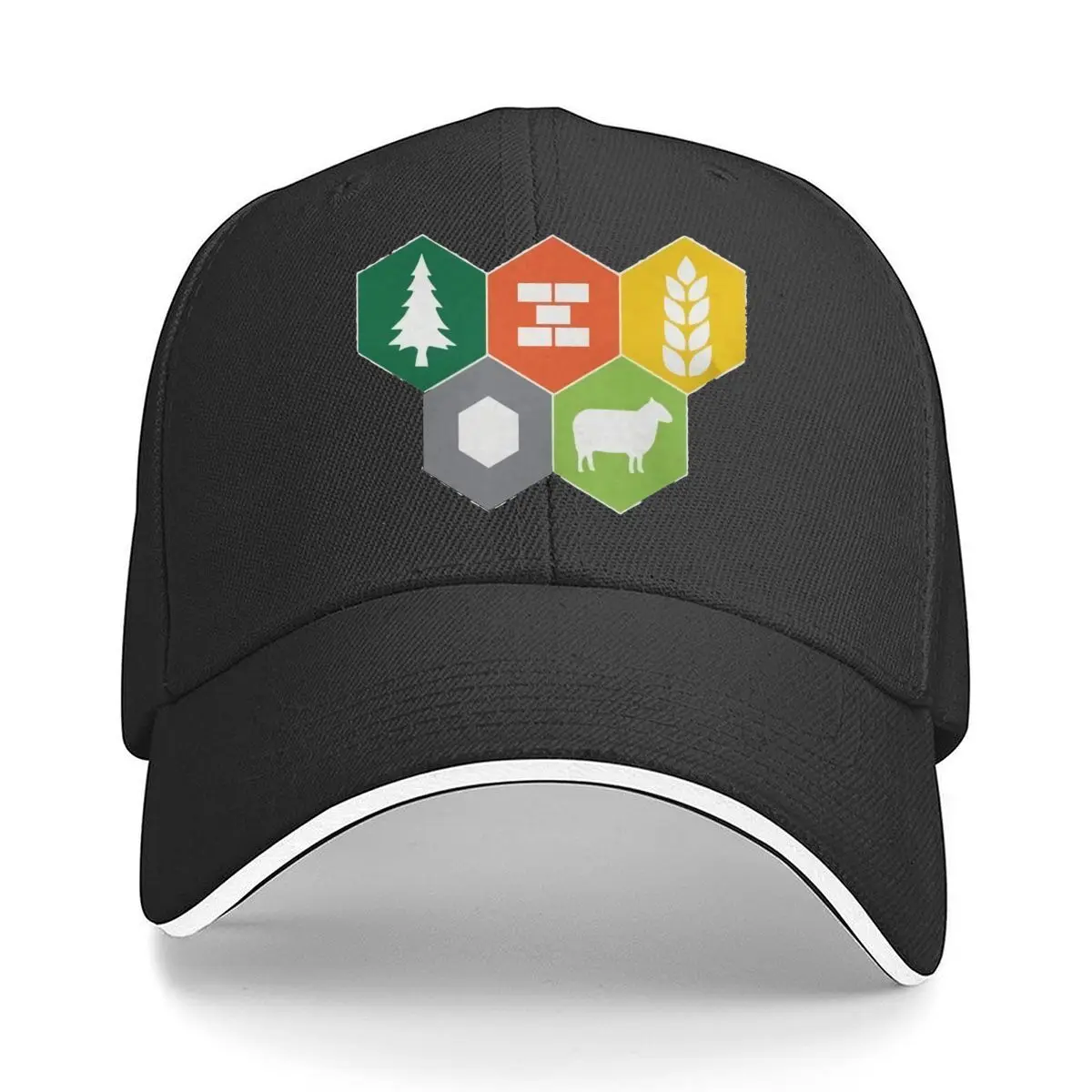 Шестиугольные символы природы Eco Community Unity Design Art Sandwich Бейсбольная кепка
Шестиугольные символы природы Eco Community Unity Design Art Sandwich Бейсбольная кепка