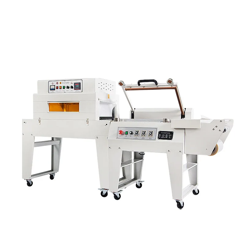 Heat shrinkable film sealing and cutting box makeup food gift all-in-one semi-automatic heat shrinkable packaging machine
Heat shrinkable film sealing and cutting box makeup food gift all-in-one semi-automatic heat shrinkable packaging machine
