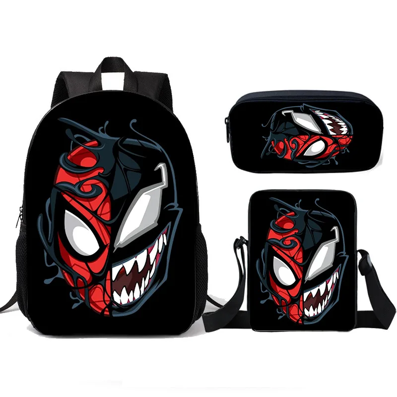Venom 3-piece backpack, pencil bag, shoulder bag, backpack, large capacity travel bag, the best gift for boys and girls
Venom 3-piece backpack, pencil bag, shoulder bag, backpack, large capacity travel bag, the best gift for boys and girls