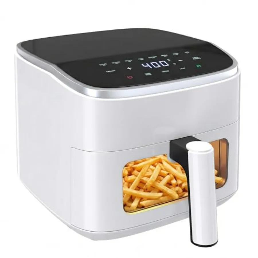 Small kitchen air fryer with 4-quart nonstick dishwasher-safe basket black finish 1500W power 8 presets 60-min timer max 400F a
Small kitchen air fryer with 4-quart nonstick dishwasher-safe basket black finish 1500W power 8 presets 60-min timer max 400F a