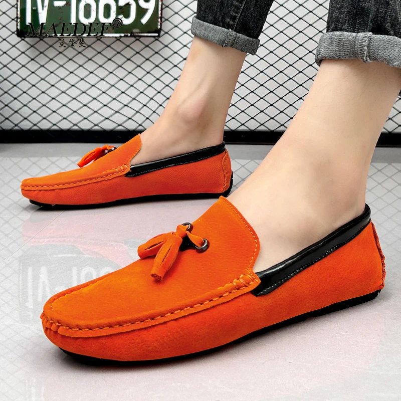 MAEDEF Men Suede Loafers Casual Shoes Comfortable Men Loafers Moccasins Breathable Slip on Big Size Driving Loafers for Men
MAEDEF Men Suede Loafers Casual Shoes Comfortable Men Loafers Moccasins Breathable Slip on Big Size Driving Loafers for Men