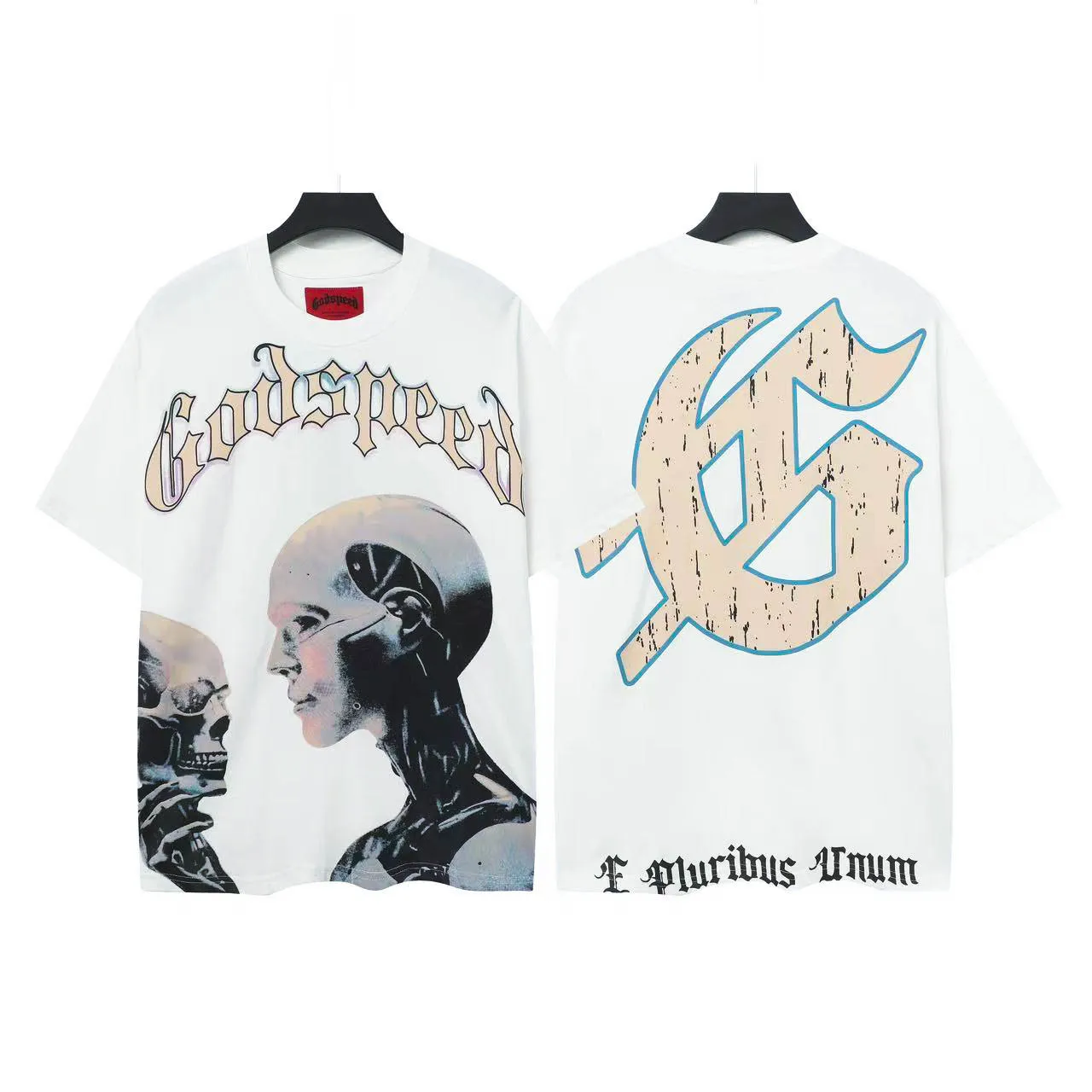 Godspeed Men's Clothing T-shirts American High Street Alexa Print O-neck Short Sleeve GOD SPEED Oversized Top Tee
Godspeed Men's Clothing T-shirts American High Street Alexa Print O-neck Short Sleeve GOD SPEED Oversized Top Tee