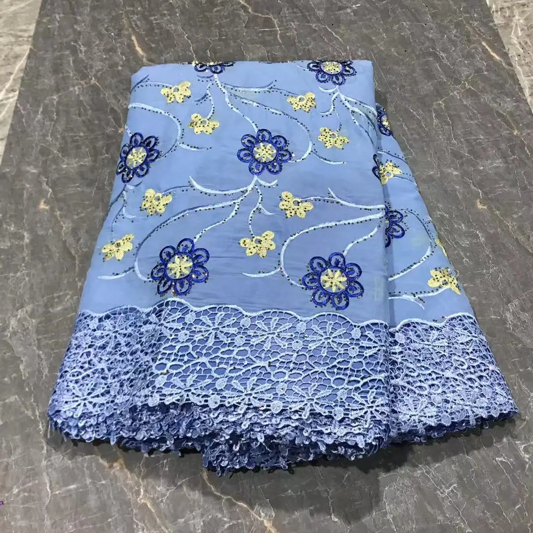 Sky Blue African Cotton Lace Fabric 2023 High Quality Swiss Voile Lace Fabric Nigerian Lace Fabric For Woman Party Dress LPL2308
Sky Blue African Cotton Lace Fabric 2023 High Quality Swiss Voile Lace Fabric Nigerian Lace Fabric For Woman Party Dress LPL2308