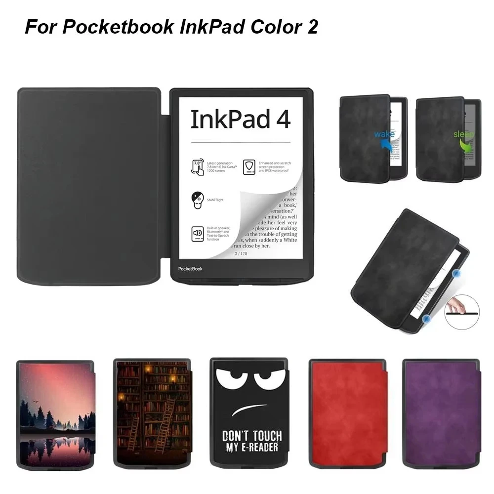 Case for Pocketbook Inkpad Color 2/Color 3 7.8-inch,Light Weight Slim Shockproof Premium Leather with Auto Sleep Smart Cover
Case for Pocketbook Inkpad Color 2/Color 3 7.8-inch,Light Weight Slim Shockproof Premium Leather with Auto Sleep Smart Cover