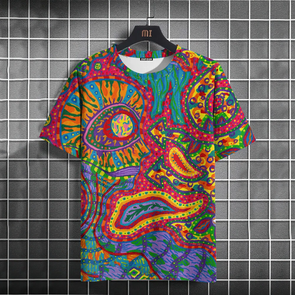 Men's T-Shirt Ethnic Style 3D Printed Fashion Short Sleeve for Men Round Neck Pullover Style Casual Breathable Men's Clothing
Men's T-Shirt Ethnic Style 3D Printed Fashion Short Sleeve for Men Round Neck Pullover Style Casual Breathable Men's Clothing