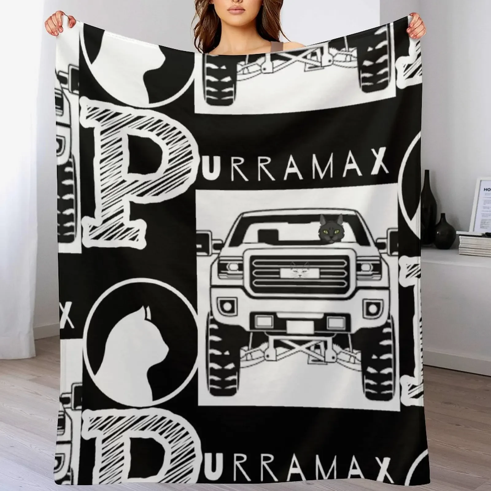 Cute cat in Duramax truck. Throw Blanket Fade Resistant Durable Throw Blanket
Cute cat in Duramax truck. Throw Blanket Fade Resistant Durable Throw Blanket