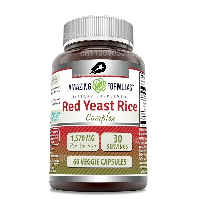 Red Yeast Rice Capsules Contain Coenzyme Q10- Supports Heart and Cell Health - Non GMO, Vegan -60 Capsules
Red Yeast Rice Capsules Contain Coenzyme Q10- Supports Heart and Cell Health - Non GMO, Vegan -60 Capsules