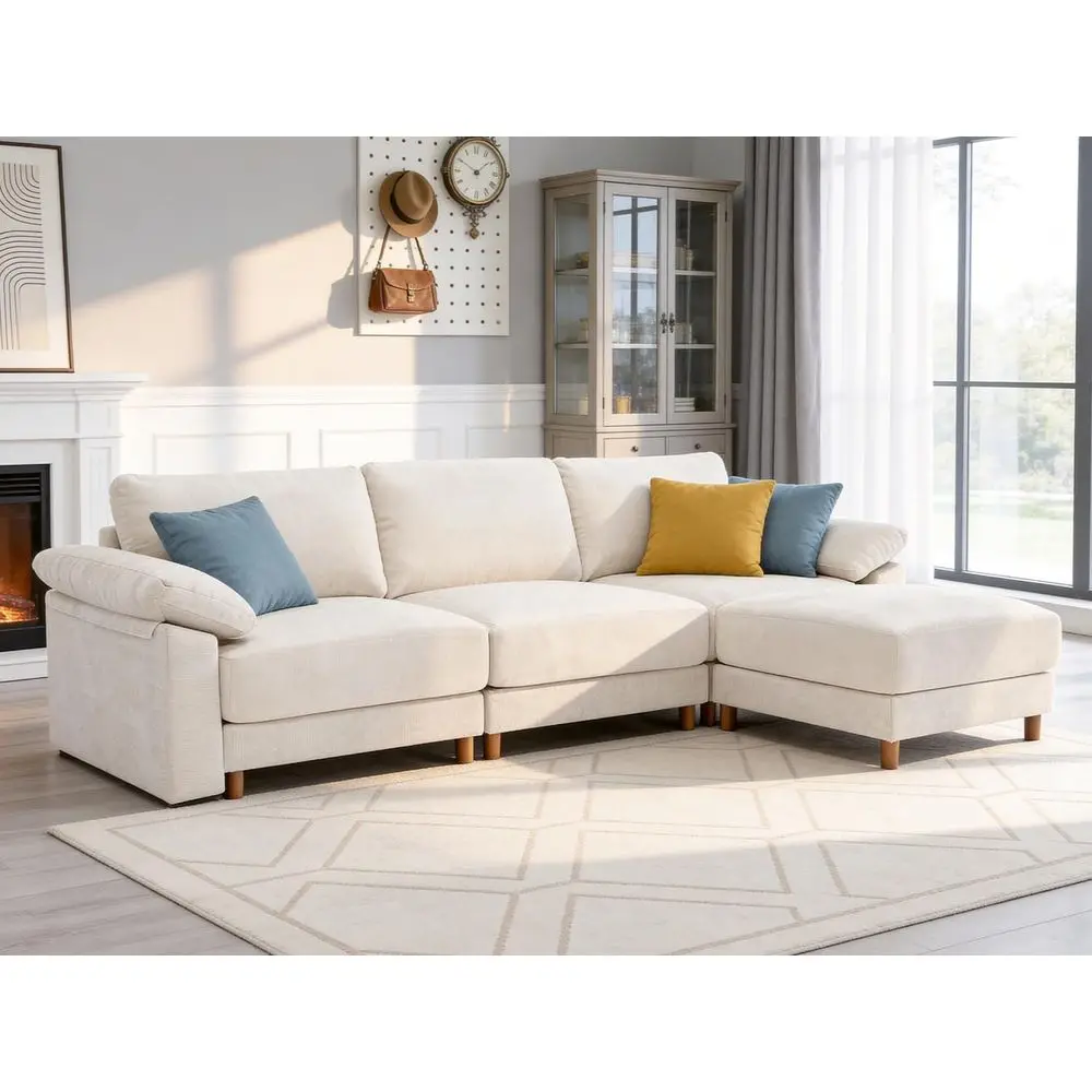 Oversized L Shaped Sectional Couch or Living Room, Extra Large Deep Seat ular Sectional Soa with Washable Covers, ern Cloud Couc
Oversized L Shaped Sectional Couch or Living Room, Extra Large Deep Seat ular Sectional Soa with Washable Covers, ern Cloud Couc